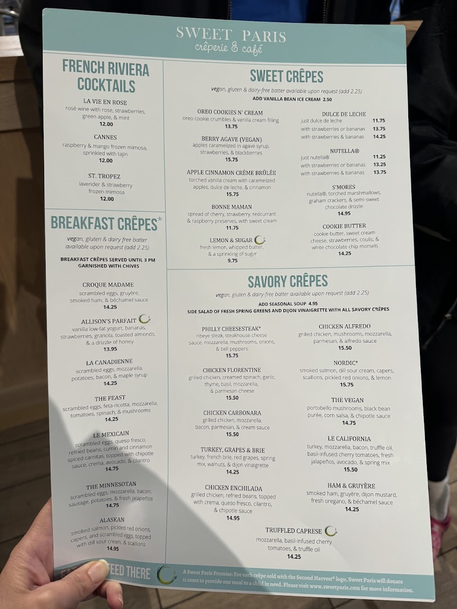 Menu Sweet Paris Creperie And Cafe-3
