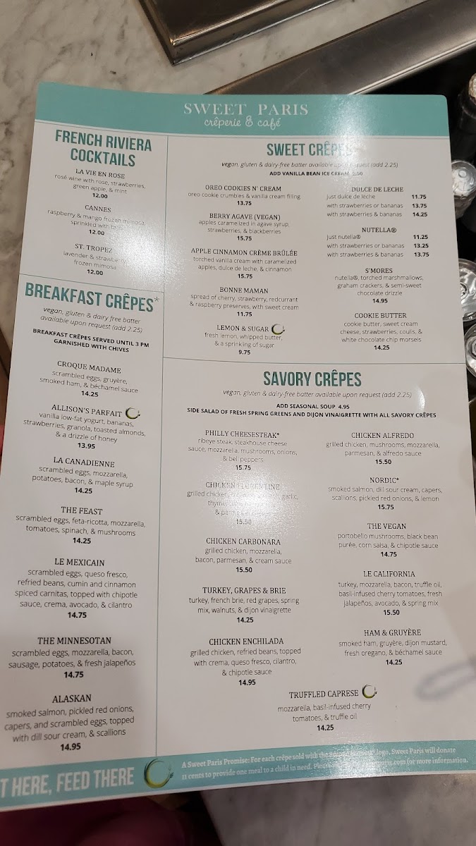Menu Sweet Paris Creperie And Cafe-4