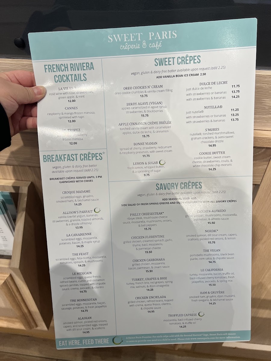 Menu Sweet Paris Creperie And Cafe-5