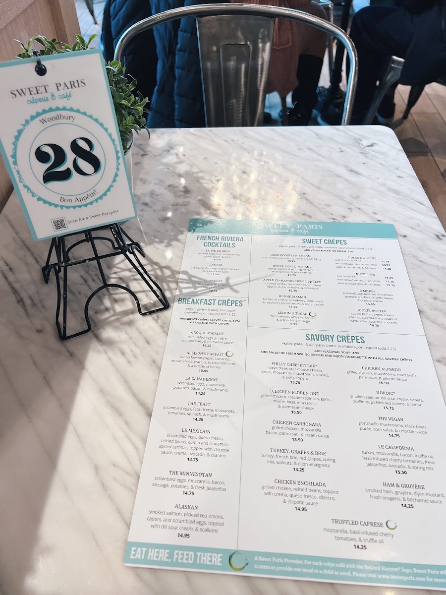 Menu Sweet Paris Creperie And Cafe-7