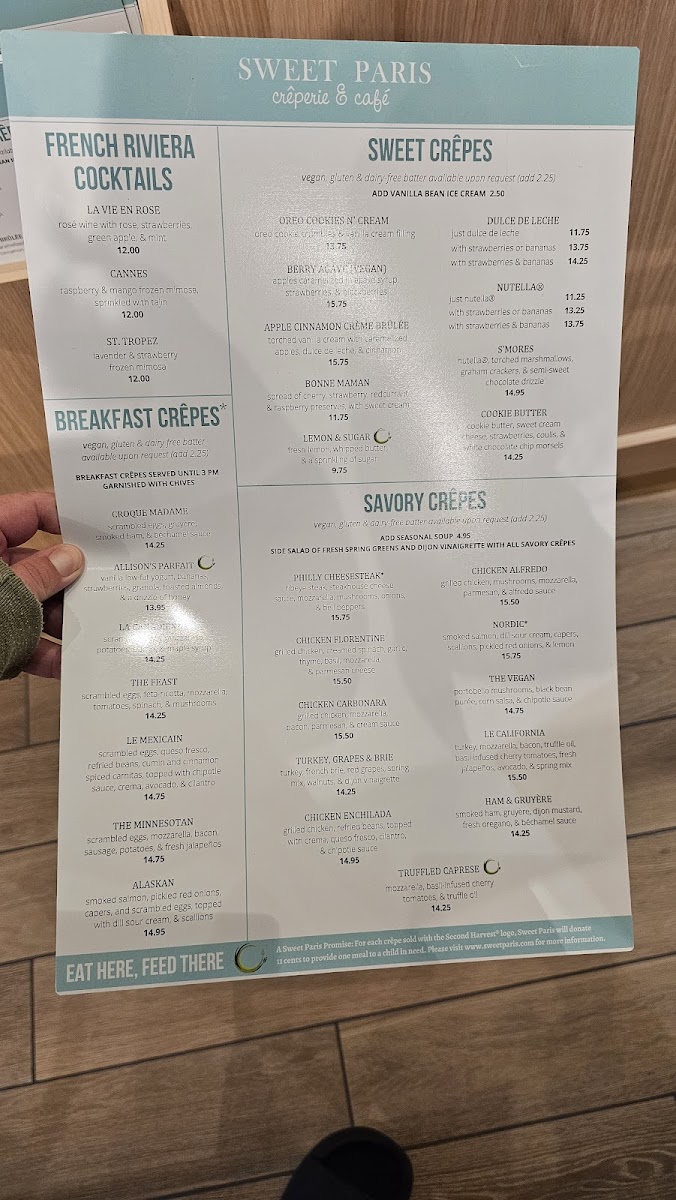 Menu Sweet Paris Creperie And Cafe-9